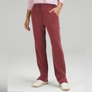 Lululemon brushed softstreme split-hem high rise pant